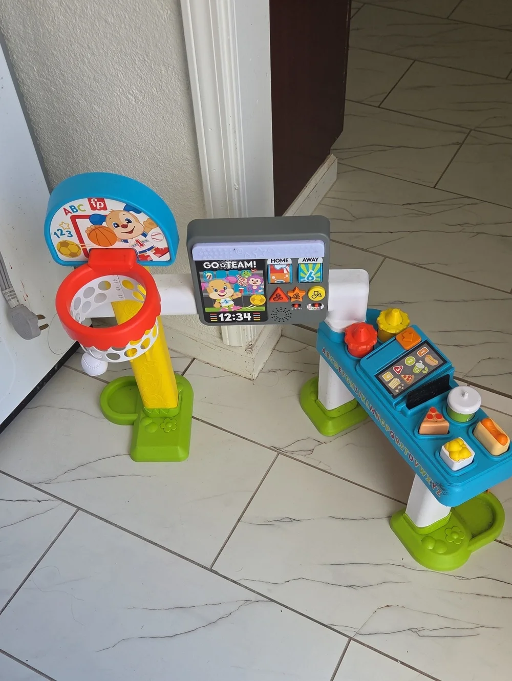 Fisher-Price Interactive Play Gym - Blue, Red, Yellow, Green, White
